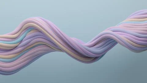 Abstract 3D Render Illustrazione stock