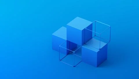 Abstract 3D Render Illustrazione stock