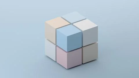 Abstract 3D Render Illustrazione stock