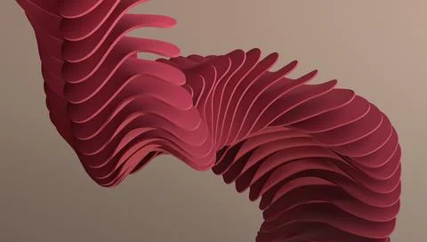 Abstract 3D Render Illustrazione stock