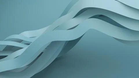 Abstract 3D Render Stock Illustration