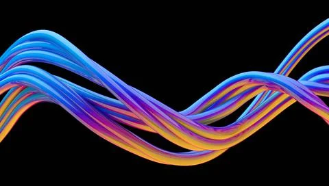 Abstract 3D Render Illustrazione stock