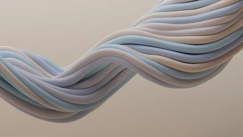 Abstract 3D Render Stock-Illustration