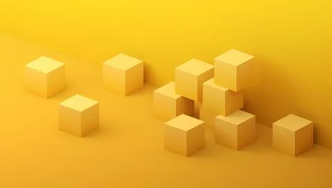 Abstract 3D Render Stock-Illustration