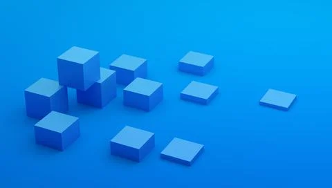 Abstract 3D Render Illustrazione stock