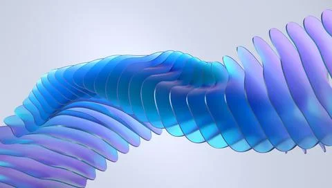 Abstract 3D Render Stock Illustration