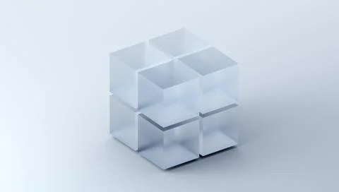 Abstract 3D Render Stock-Illustration