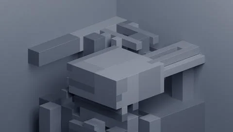 Abstract 3D Render 스톡 일러스트