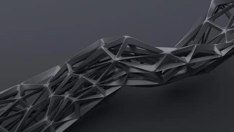 Abstract 3D Render Stock Illustration