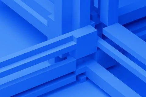 Abstract 3D Render Stock Illustration