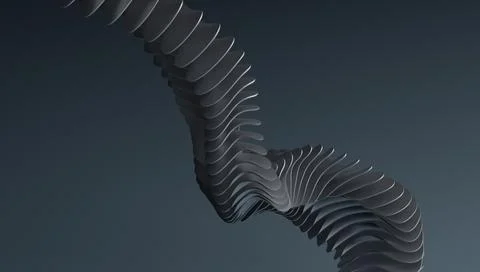 Abstract 3D Render Stock Illustration