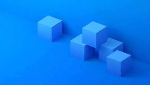 Abstract 3D Render Illustrazione stock