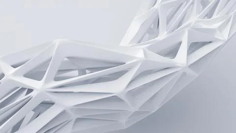 Abstract 3D Render Illustrazione stock