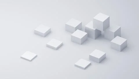 Abstract 3D Render Stock Illustration