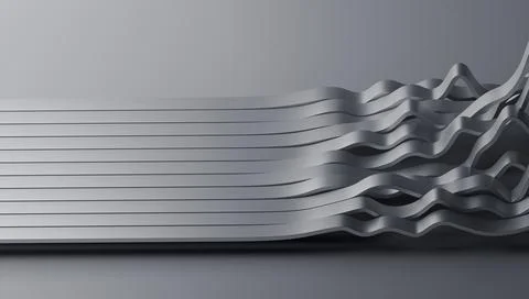 Abstract 3D render Illustrazione stock