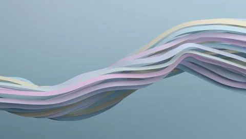 Abstract 3D Render Illustrazione stock