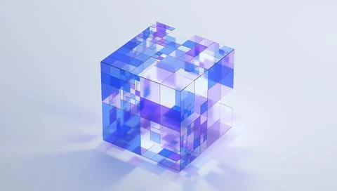 Abstract 3D Render Stock Illustration