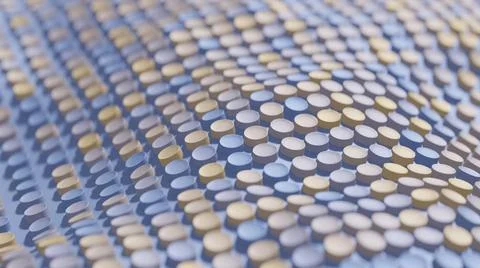 Abstract 3D Render Illustration Background Illustrazione stock