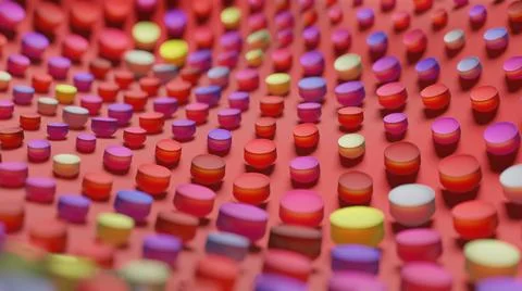 Abstract 3D Render Illustration Background Illustrazione stock