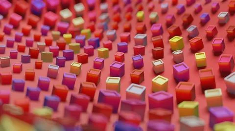 Abstract 3D Render Illustration Background Illustrazione stock