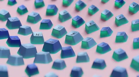 Abstract 3D Render Illustration Background Illustrazione stock
