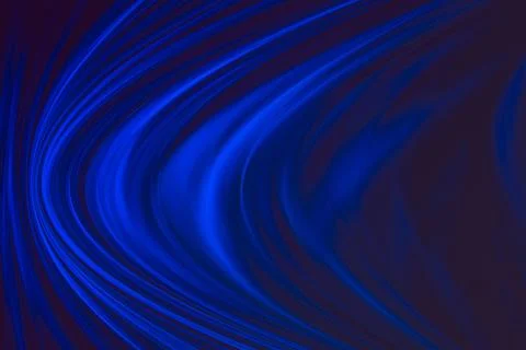 Abstract 3D render illustration with deep blue and magenta gradient waves Stock Photos