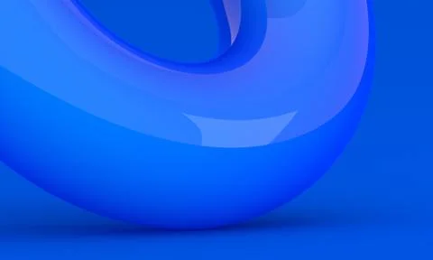 Abstract 3D Render of Minimalistic Composition Illustrazione stock