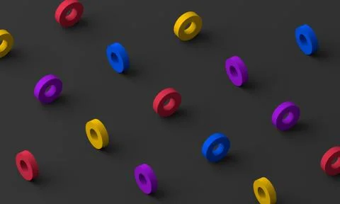 Abstract 3D Render of Modern Background Illustrazione stock