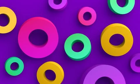 Abstract 3D Render of Modern Background Illustrazione stock