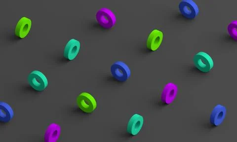 Abstract 3D Render of Modern Background Illustrazione stock