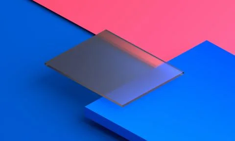 Abstract 3D Render of Modern Background Illustrazione stock