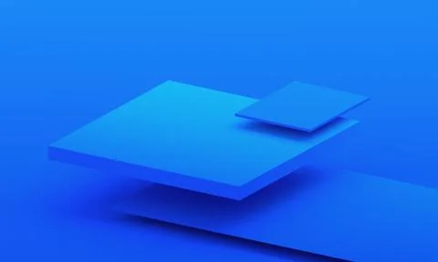 Abstract 3D Render of Modern Background Stock Illustration