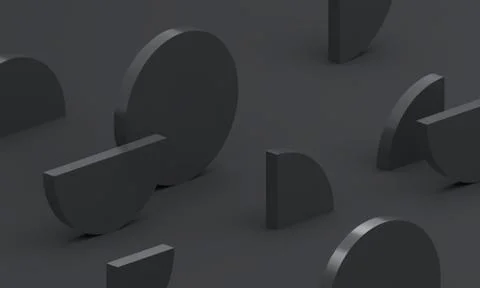 Abstract 3D Render of Modern Background Illustrazione stock