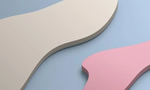 Abstract 3D Render of Modern Background Illustrazione stock