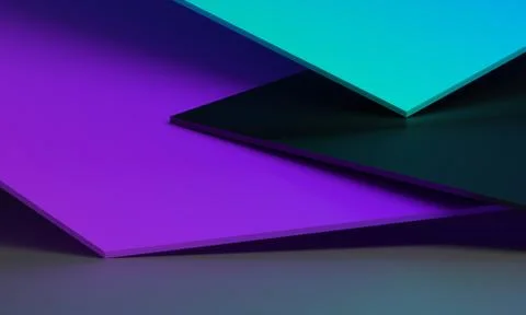 Abstract 3D Render of Modern Background Stock Illustration