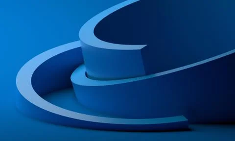 Abstract 3D Render of Modern Background Illustrazione stock