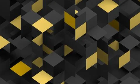 Abstract 3D Render of Modern Background Stock-Illustration