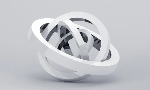 Abstract 3D Render of Modern Background Stock Illustration