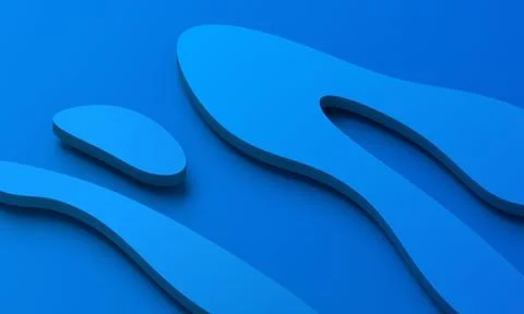 Abstract 3D Render of Modern Background Illustrazione stock