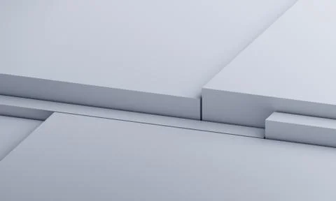 Abstract 3D Render of Modern Background Illustrazione stock