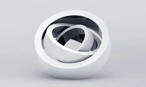 Abstract 3D Render of Modern Background Illustrazione stock