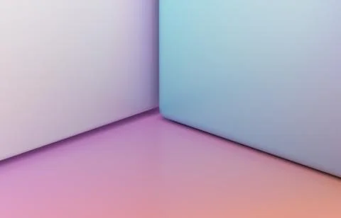 Abstract 3D Render of Modern Background Stock Illustration