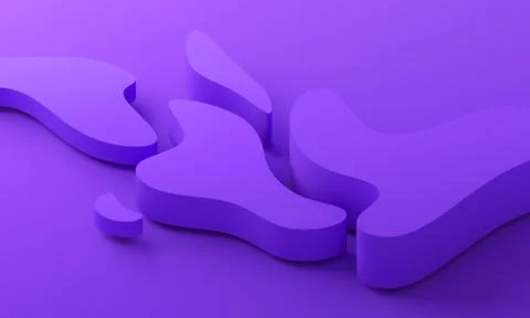 Abstract 3D Render of Modern Background Illustrazione stock