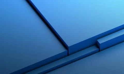 Abstract 3D Render of Modern Background Illustrazione stock
