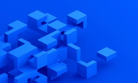 Abstract 3D Render of Modern Background Illustrazione stock