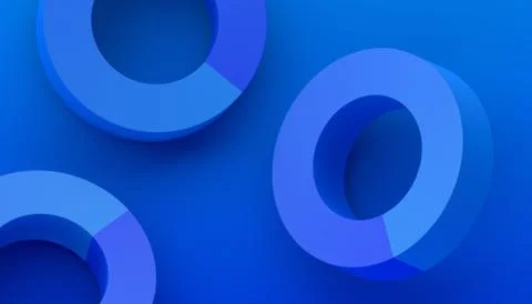 Abstract 3D Render of Modern Background Stock Illustration