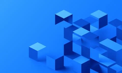 Abstract 3D Render of Modern Background Illustrazione stock