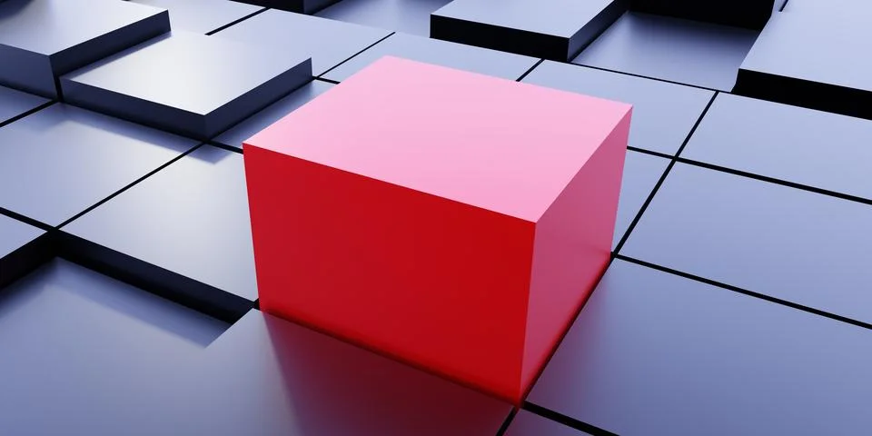 Abstract 3D Render. Modern background design with geometric shapes. 스톡 일러스트
