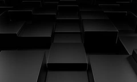 Abstract 3d render, modern geometric background, graphic design 스톡 일러스트