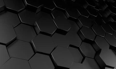 Abstract 3d render, modern geometric background, graphic design Stock Illustration